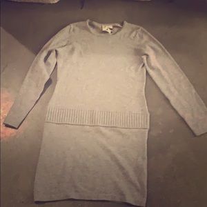 Barneys NY CoOp Grey cashmere tunic/sweater dress